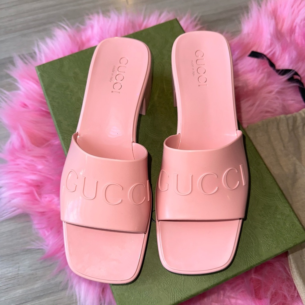 Gucci Women's Logo Platform Sandals
